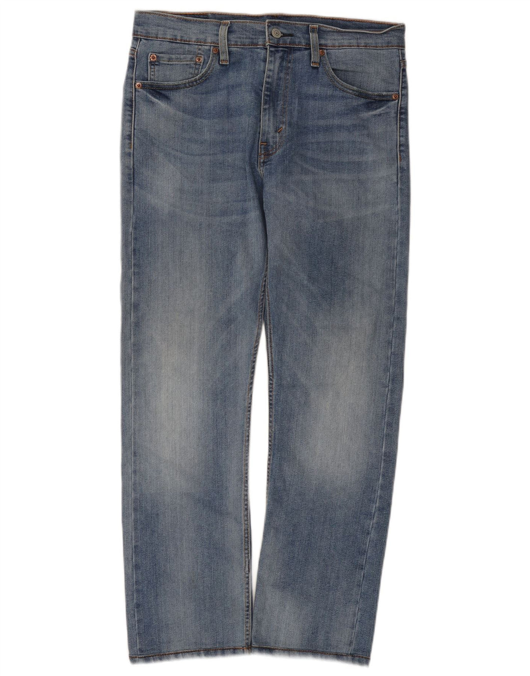 Мужские прямые джинсы Levi's 513 W32 L28 синие, хлопок