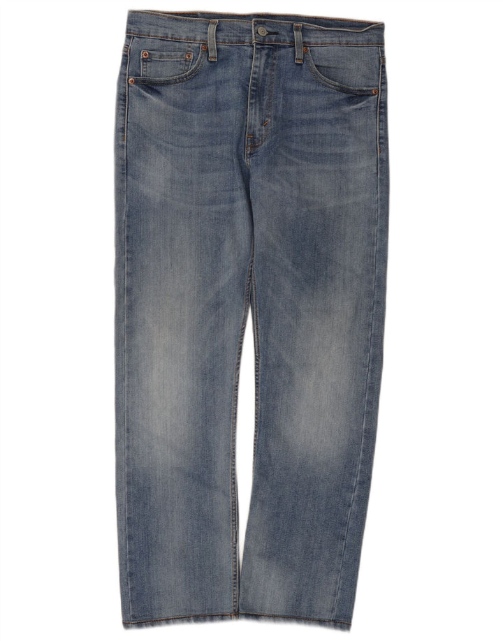 Мужские прямые джинсы Levi's 513 W32 L28 синие, хлопок