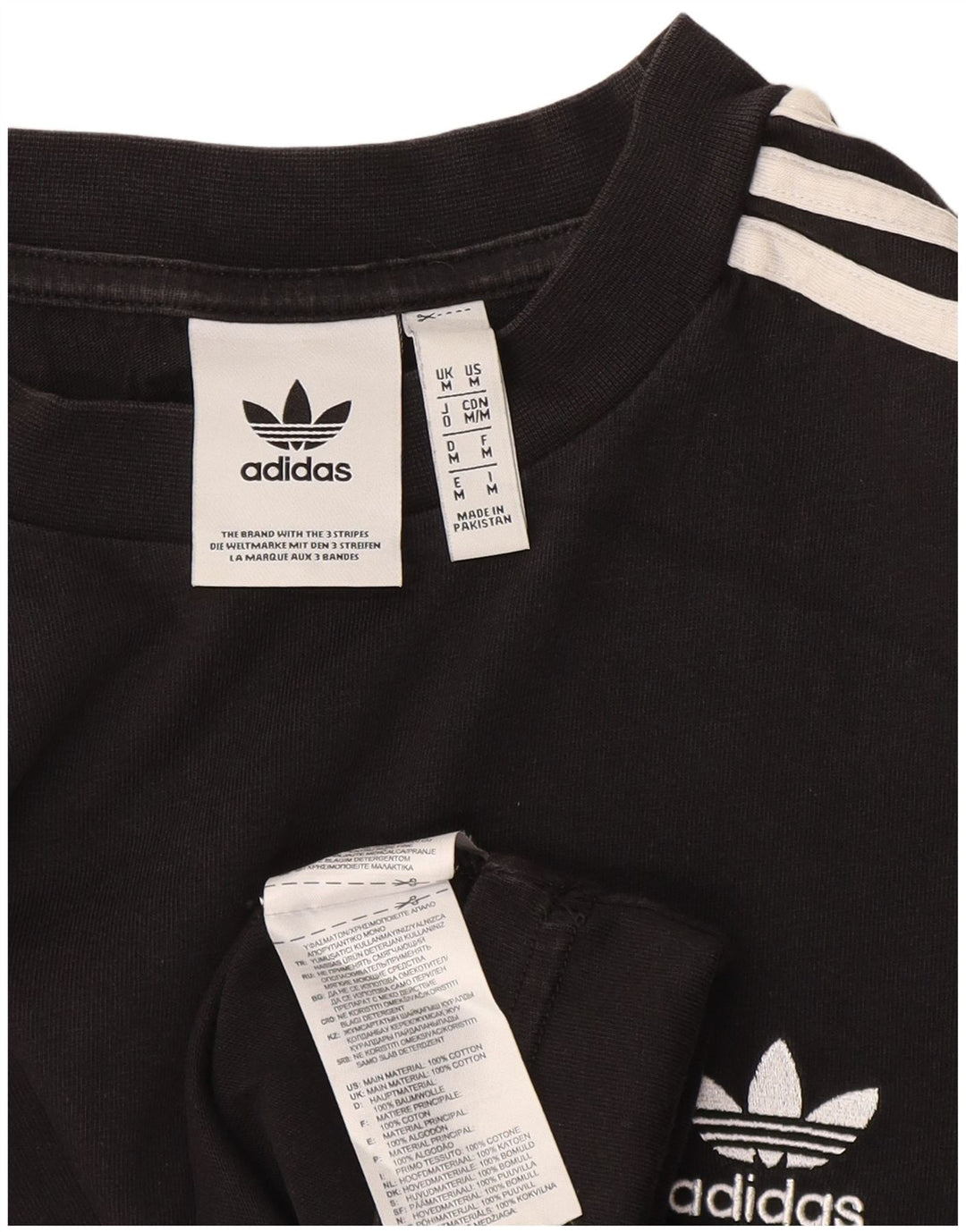 Мужская футболка Adidas Top Medium Black Cotton