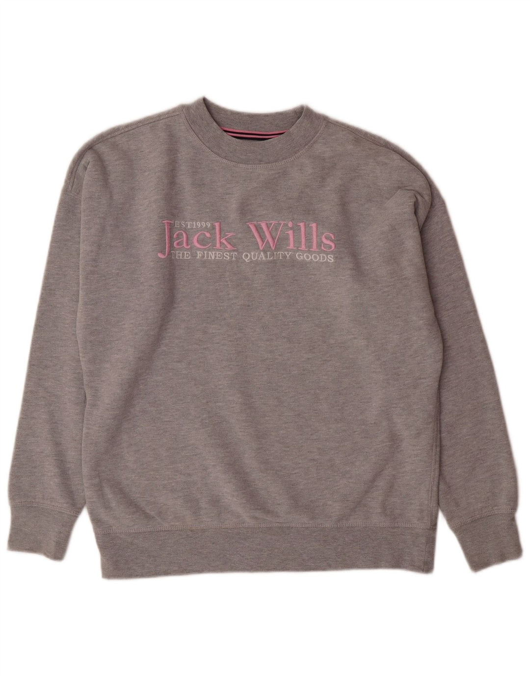 Женский свитер с рисунком JACK WILLS, Великобритания, 8, маленький, серый в крапинку