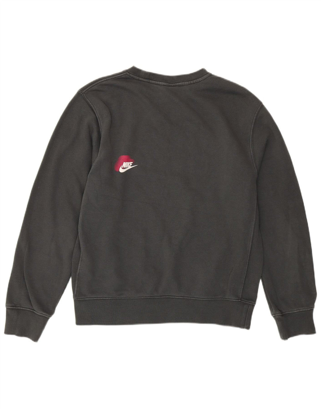 Мужской свитшот с рисунком NIKE, маленький серый хлопковый джемпер