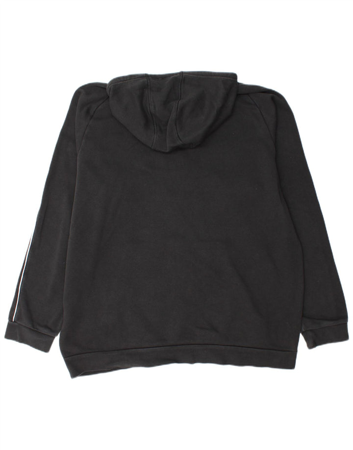 Мужской джемпер с капюшоном ADIDAS 2XL, черный хлопок
