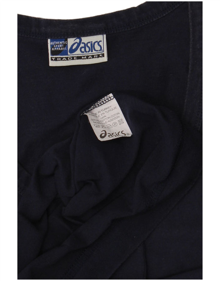 Мужской жилет Asics XL, темно-синий, хлопок