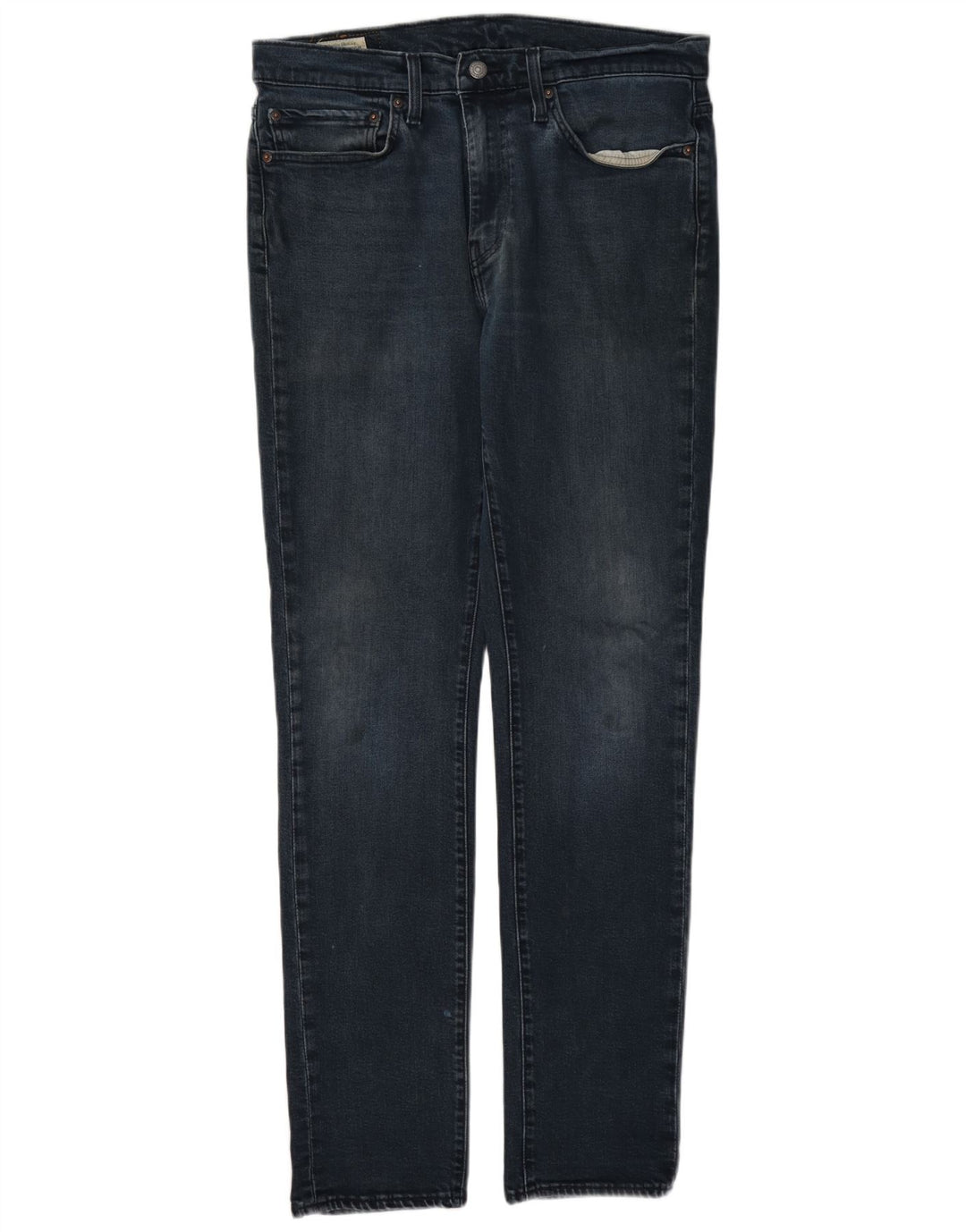 Мужские узкие джинсы Levi's W34 L34 темно-синие, хлопок