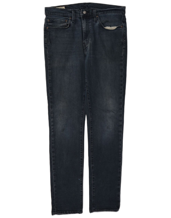 Мужские узкие джинсы Levi's W34 L34 темно-синие, хлопок