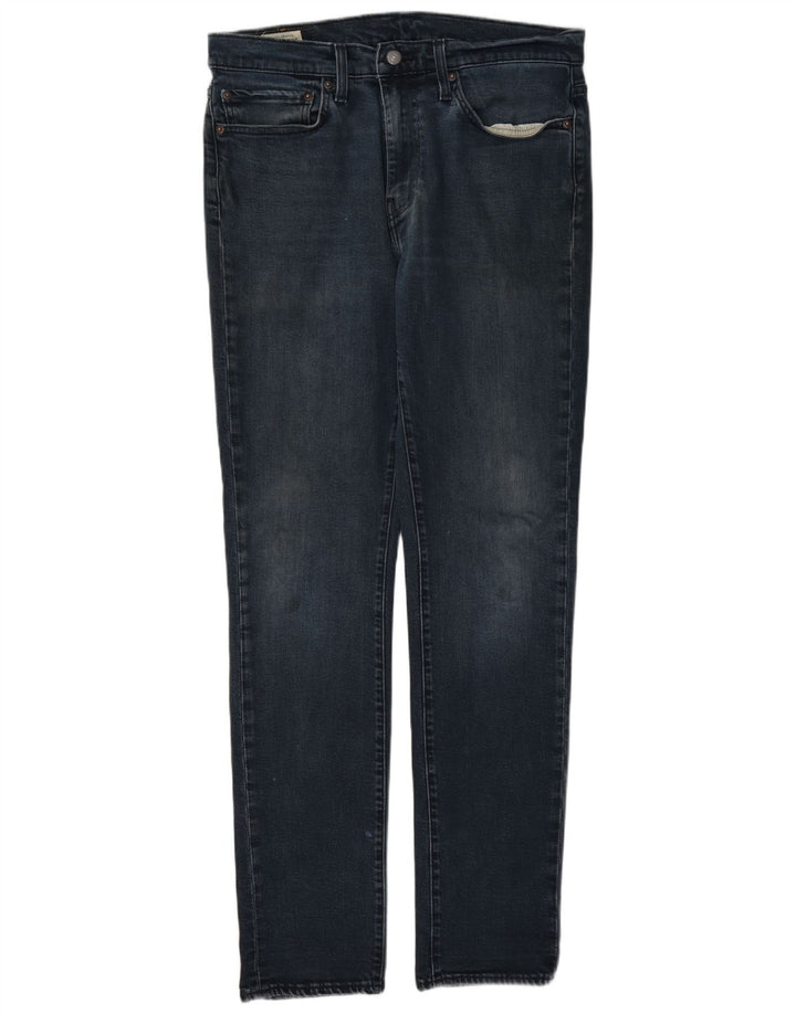 Мужские узкие джинсы Levi's W34 L34 темно-синие, хлопок