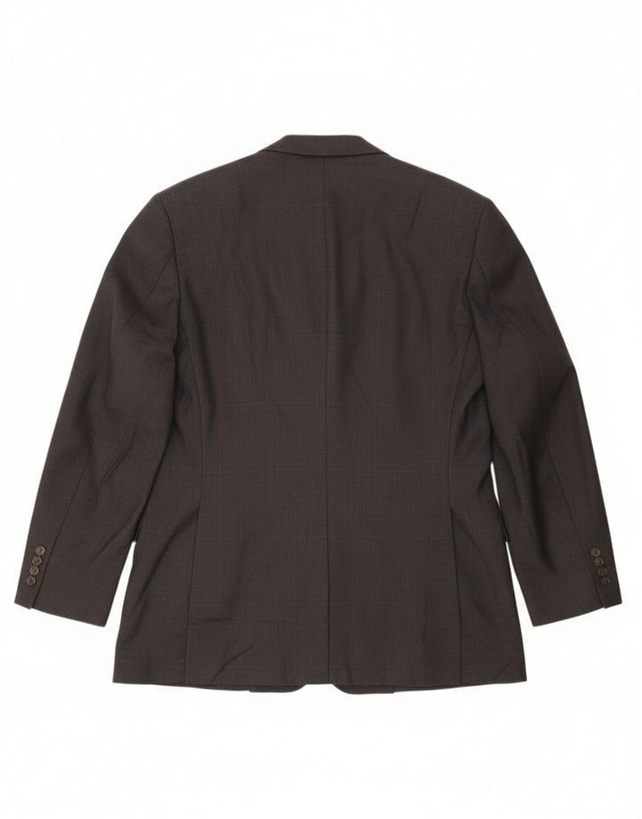 Мужской двубортный пиджак Polo Ralph Lauren UK 40, большая серая клетка