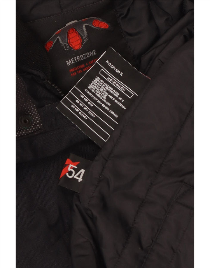 Винтажная мужская куртка IT 54 2XL, черный нейлон