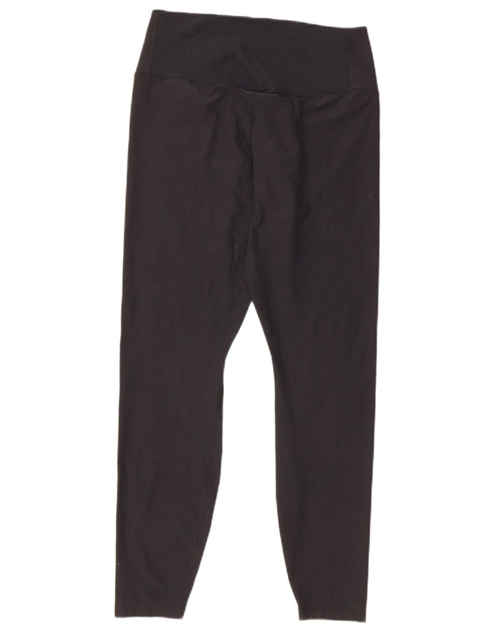 Женские леггинсы Nike Dri Fit UK 14, большие черные полиэстер