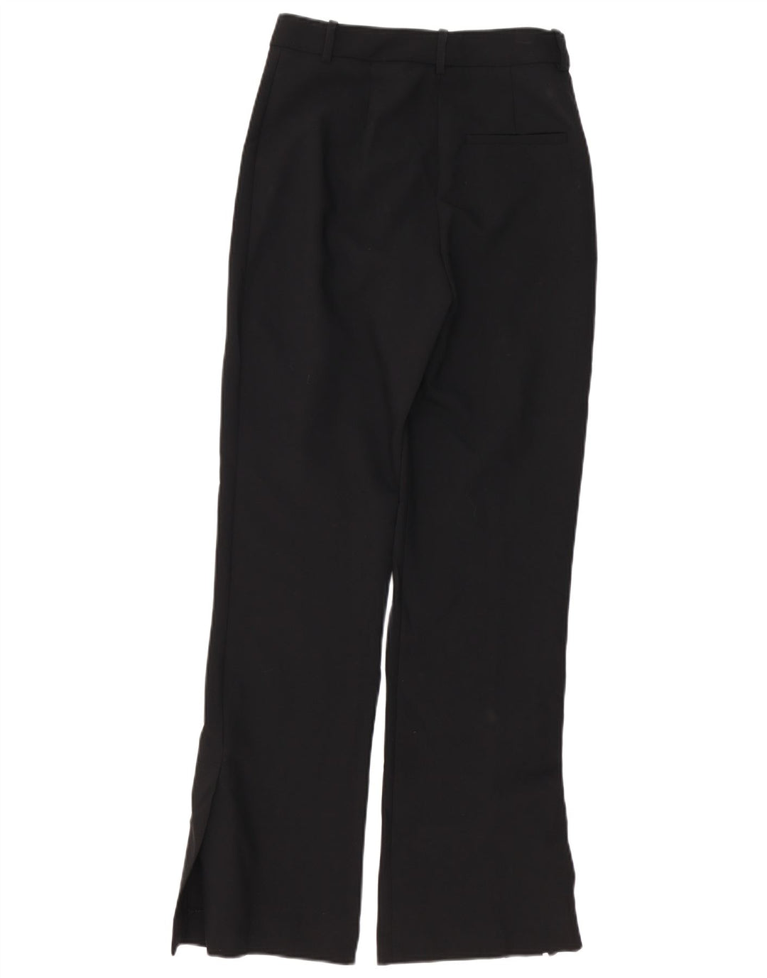 Женские брюки чинос Zara Bootcut, маленькие, черные, полиэстер, W26 L31