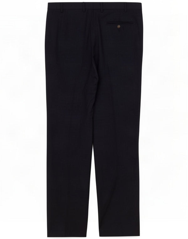 Мужские костюмные брюки классического кроя Marks & Spencer W36 L31 темно-синие в клетку