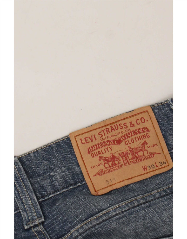 Мужские джинсы Levi's Slim 511 W30 L34 синие
