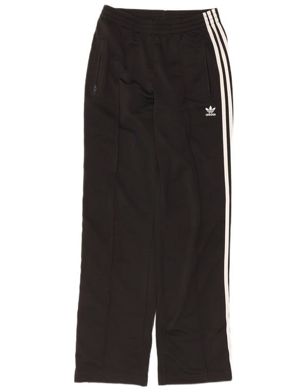 Женские спортивные брюки Adidas UK 10, маленькие черные из полиэстера