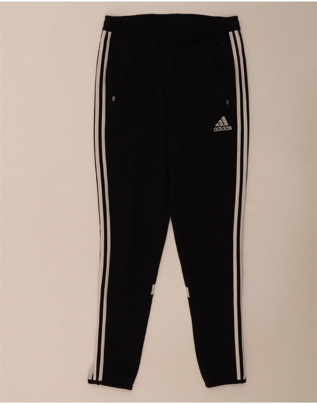 Мужские спортивные брюки ADIDAS Climacool, средние черные с цветными блоками
