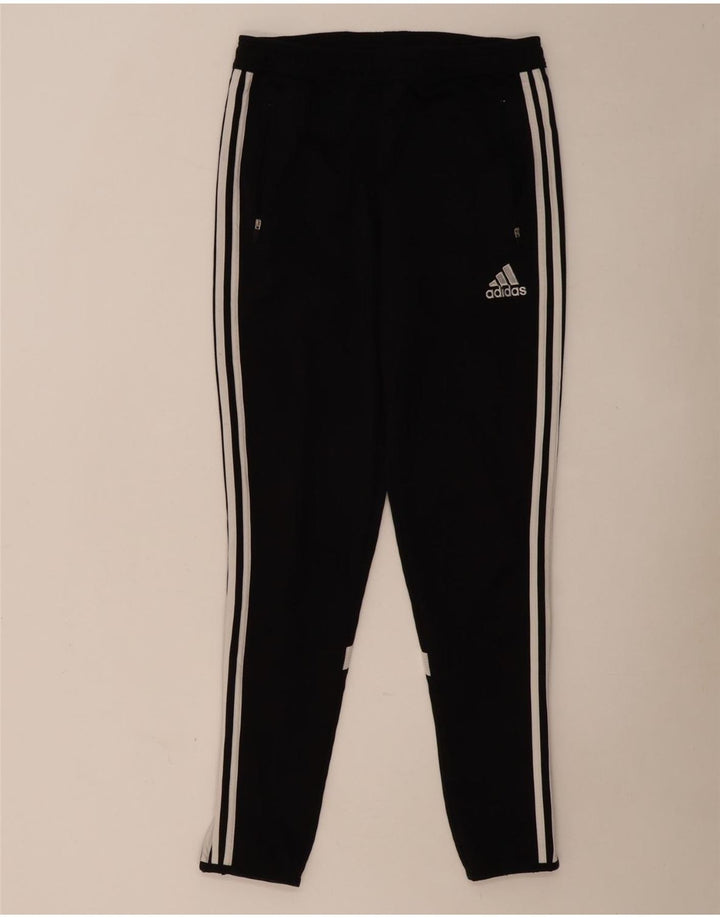 Мужские спортивные брюки ADIDAS Climacool, средние черные с цветными блоками