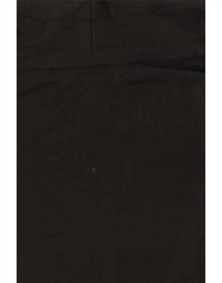 Женская блузка без рукавов Max Mara UK 20 2XL Черная вискоза
