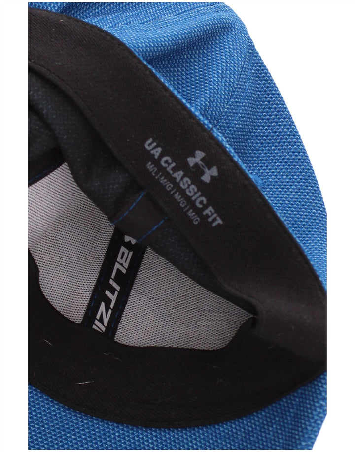 Мужская бейсболка классического кроя с рисунком Under Armour, синяя, среднего/большого размера