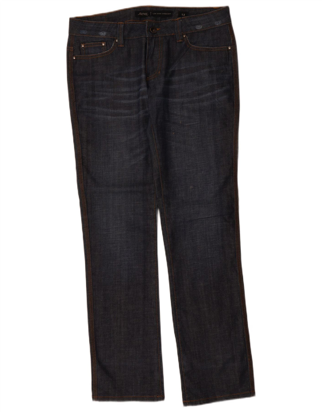 Женские прямые джинсы LEE Riders с низкой талией США 12, большие W34 L33, темно-синие