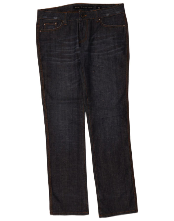 Женские прямые джинсы LEE Riders с низкой талией США 12, большие W34 L33, темно-синие