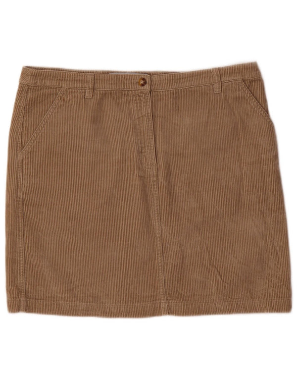 Женская вельветовая юбка Sergio Tacchini IT 44 Medium W34 Бежевый хлопок