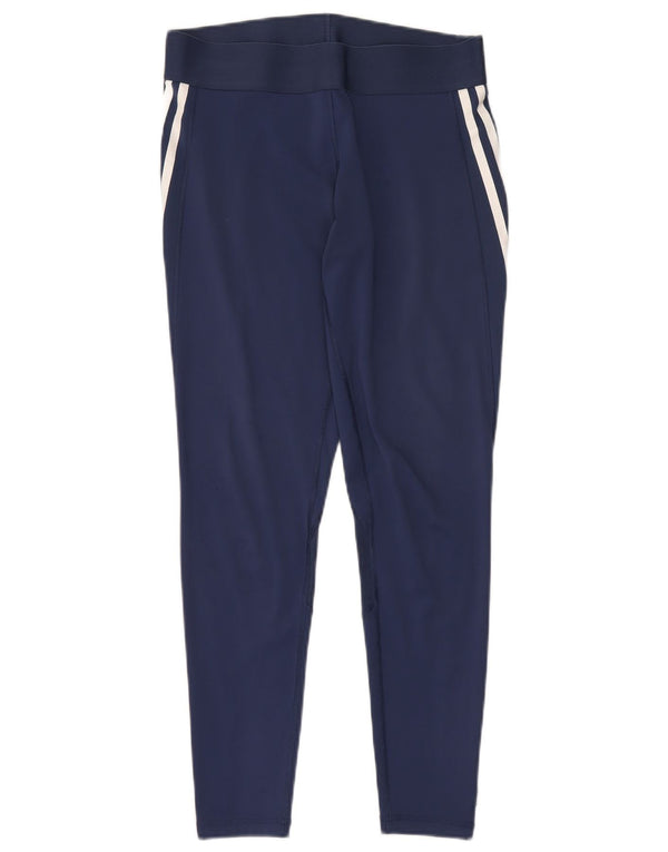 Женские леггинсы Adidas Aeroready UK 12/14, средние, темно-синие