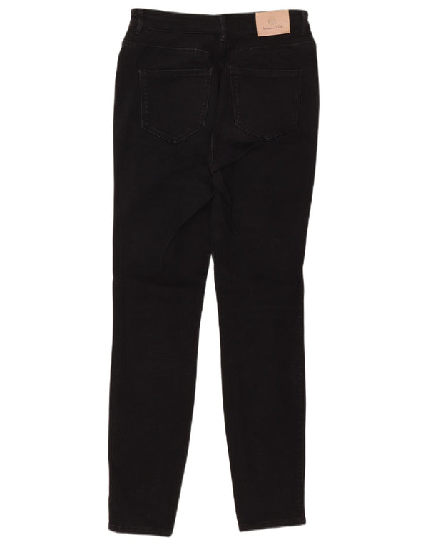 Женские джинсы скинни MASSIMO DUTTI EU 36 XS W26 L28, черный хлопок