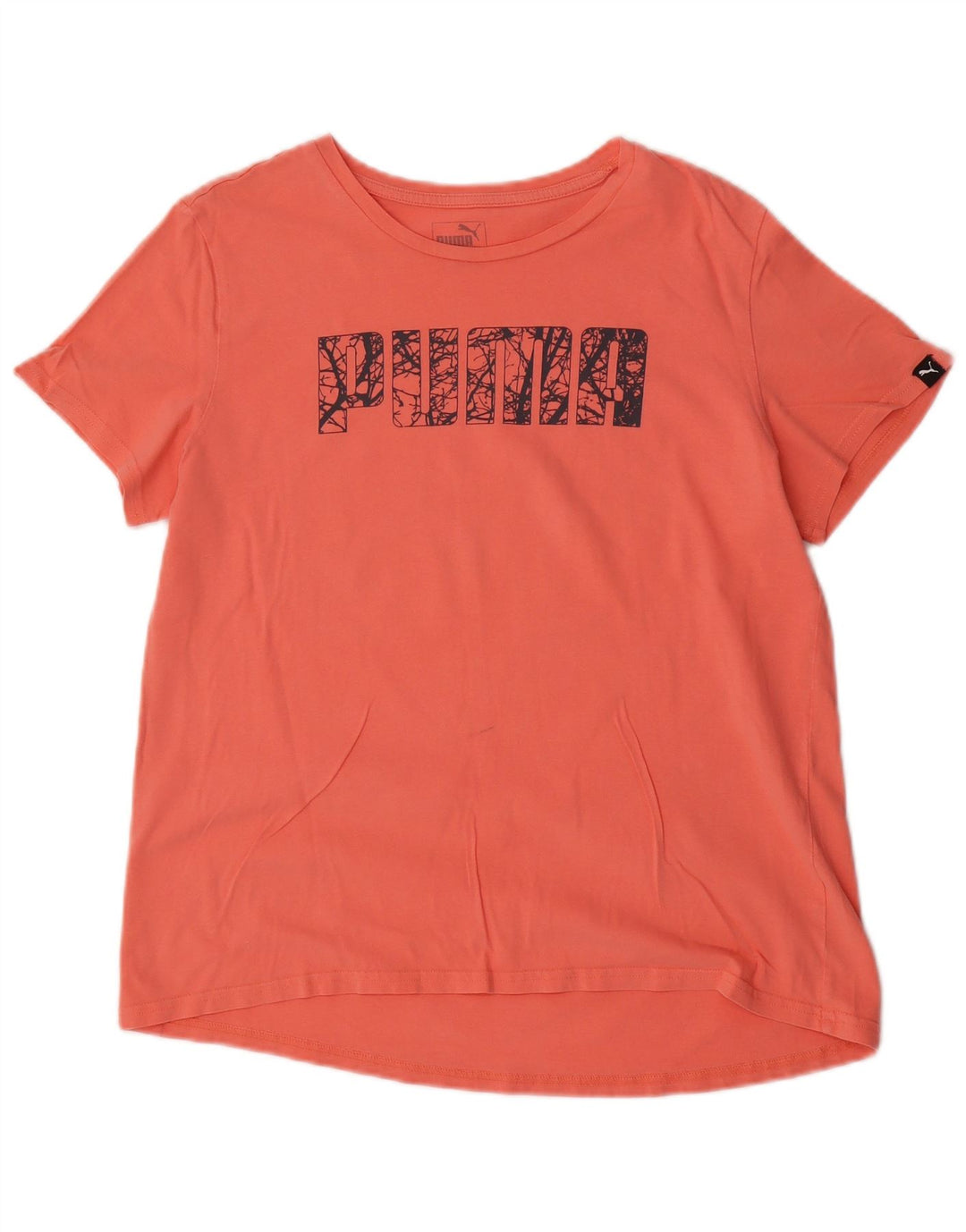 Женская футболка с рисунком Puma Top UK 16, большая розовая