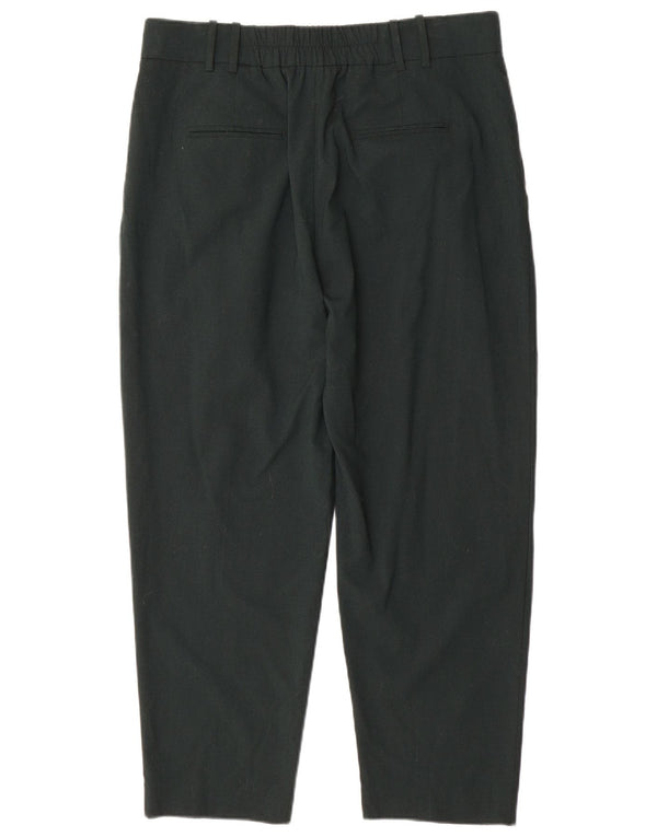 Женские укороченные брюки Zara XL W36 L26, зеленый полиэстер