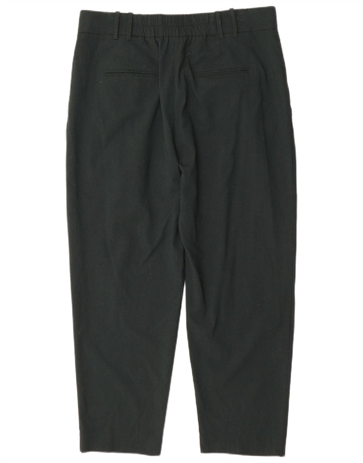 Женские укороченные брюки Zara XL W36 L26, зеленый полиэстер