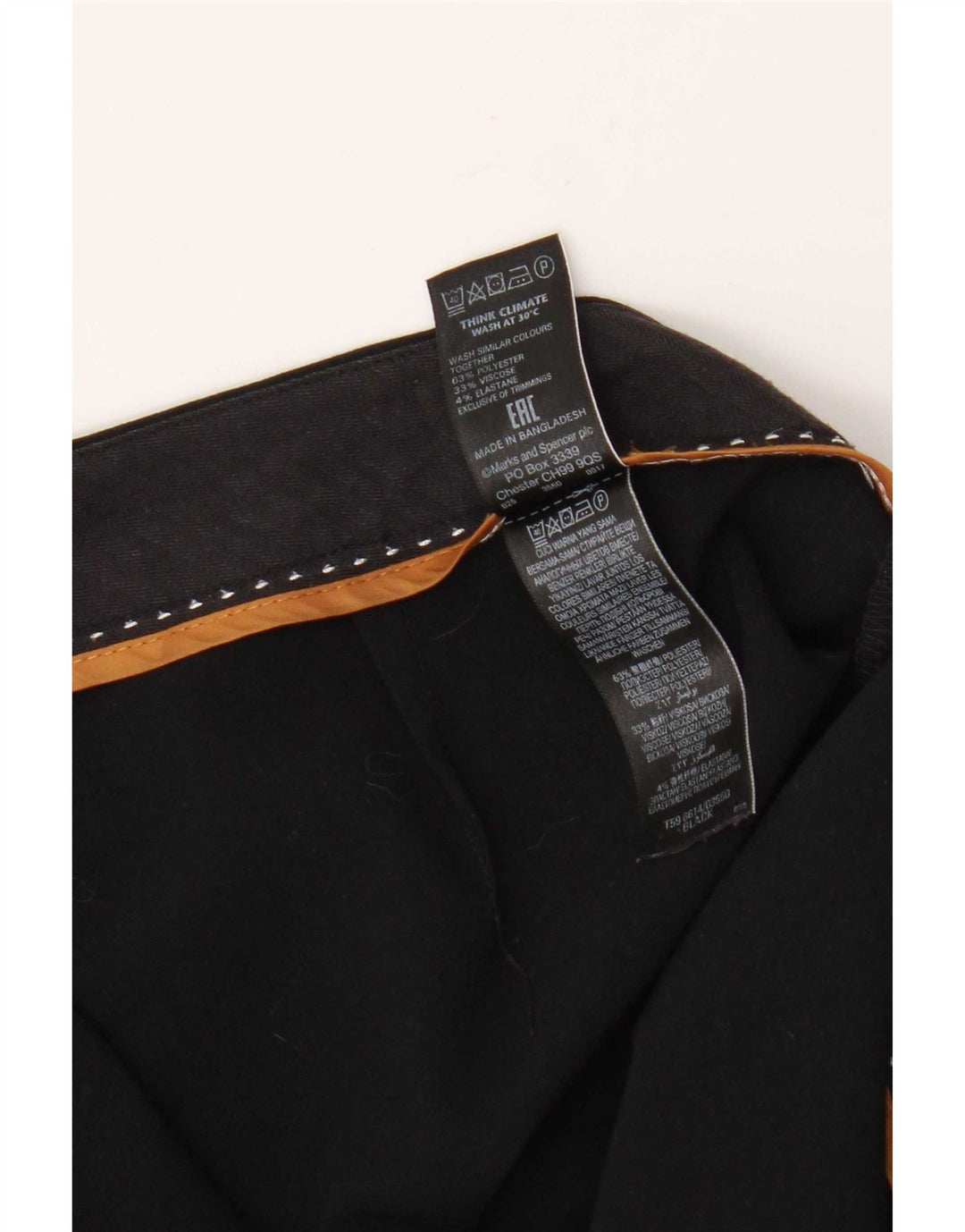 Женские брюки костюма Bootcut Marks & Spencer UK 12 Medium W32 L30 черные