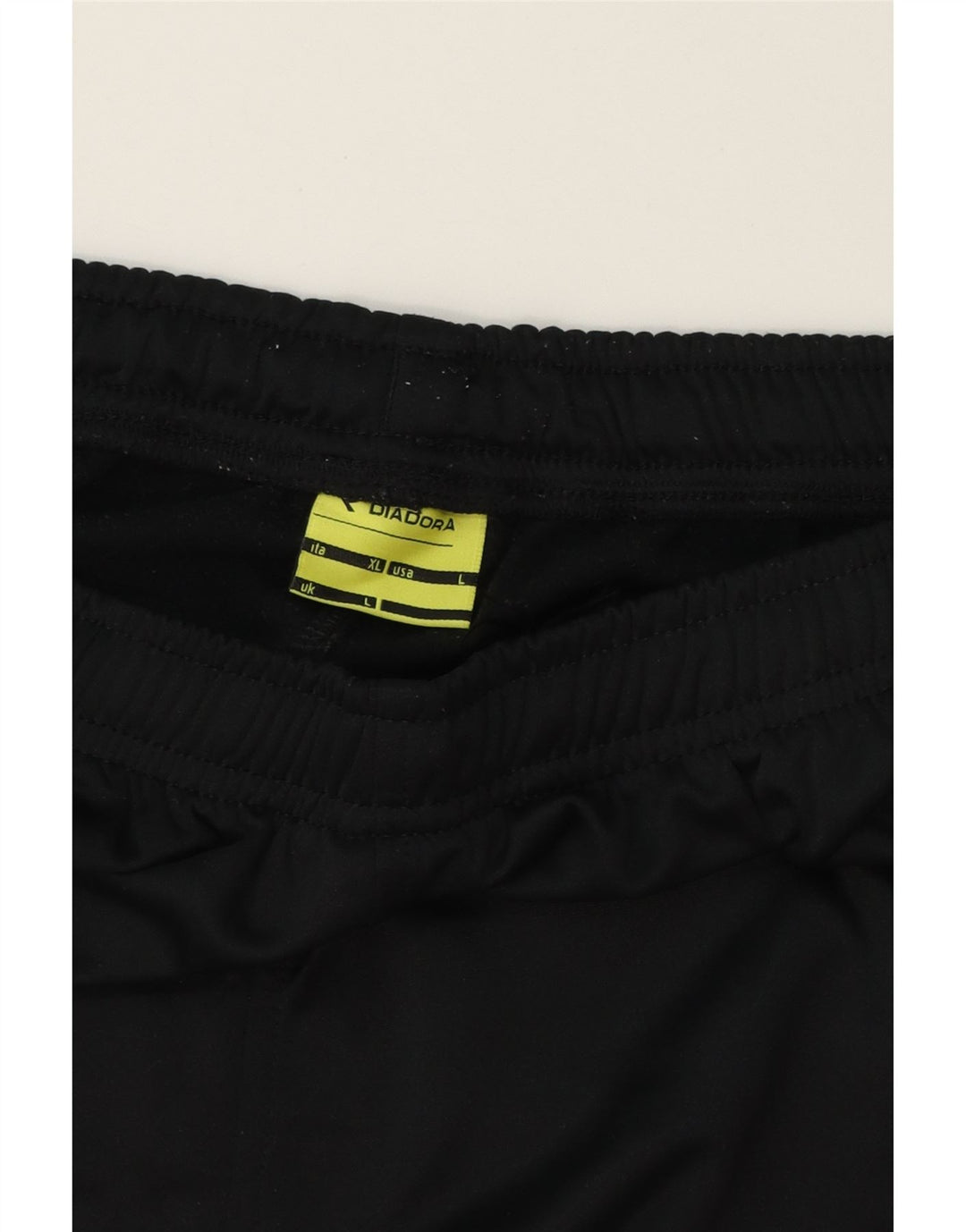 DIADORA Mens Tracksuit Trousers Large  Black Colourblock Polyester Vintage Diadora and Second-Hand Diadora from Messina Hembry 