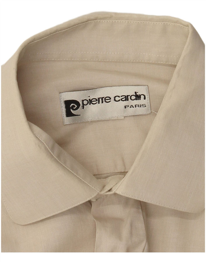 Рубашка мужская деловая Pierre Cardin большая бежевая