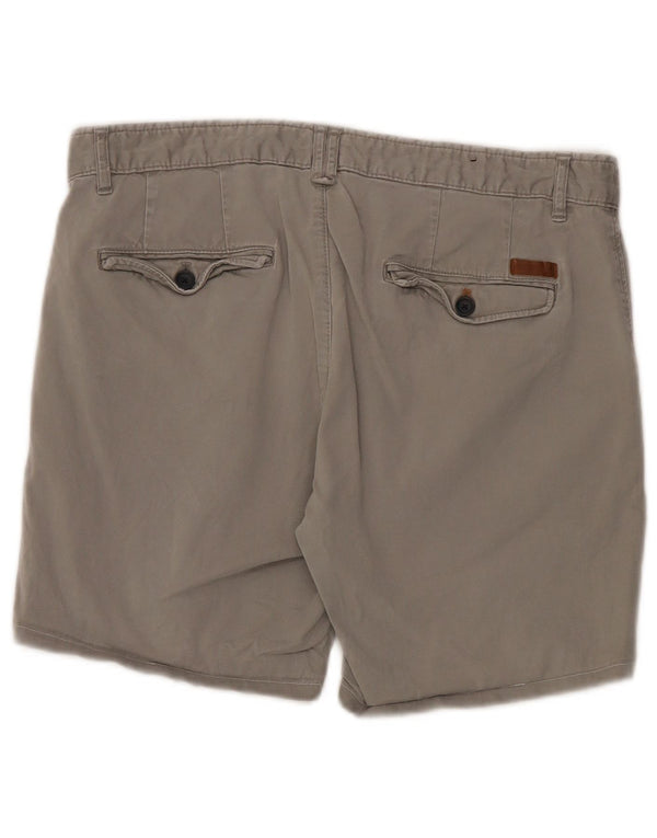 Zara Mens Chino Shorts EU 42 Large W32  Grey