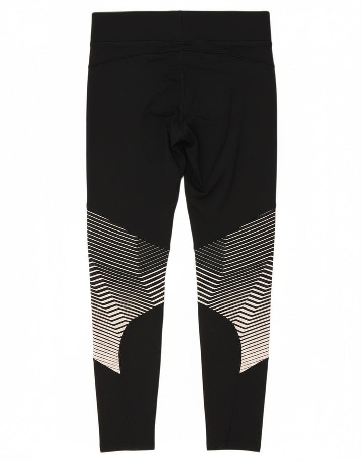 Женские леггинсы Under Armour UK 12, средние, черные с геометрическим узором