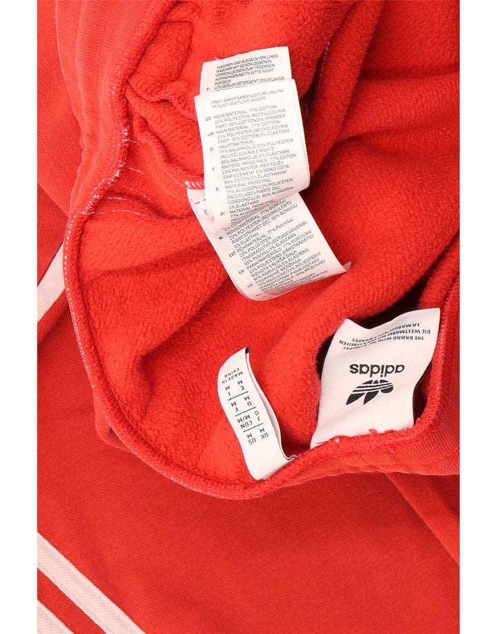 Мужские спортивные брюки Adidas Joggers среднего красного цвета из хлопка