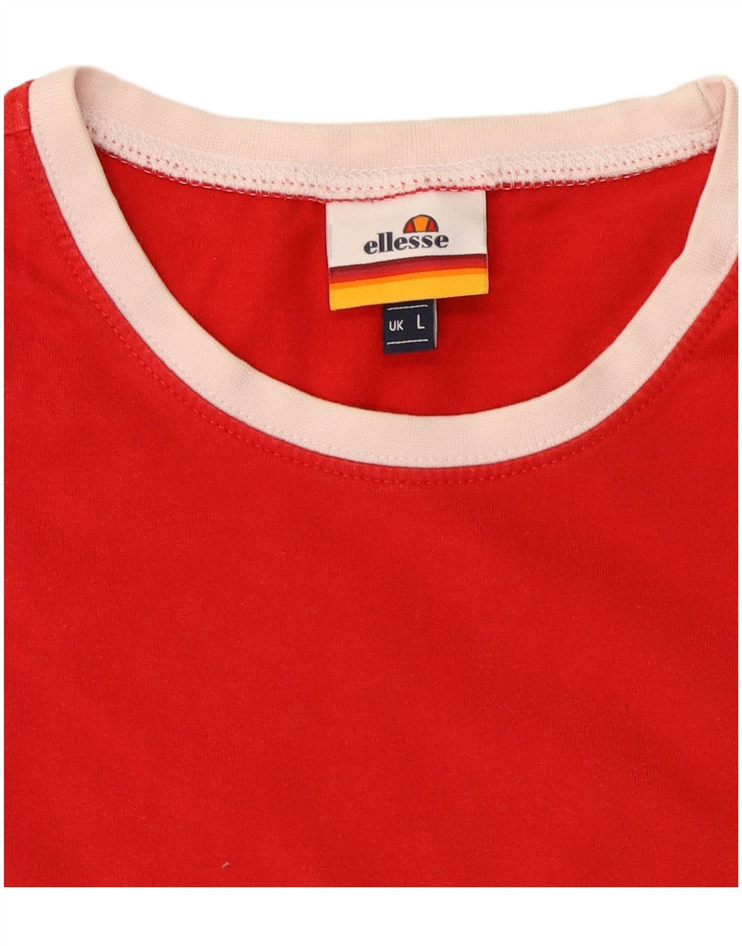 Мужская футболка с рисунком Ellesse, большой красный хлопок