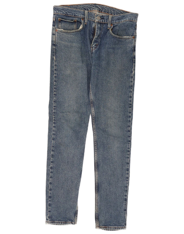 Мужские зауженные джинсы Levi's 512 W31 L32 синие, хлопок