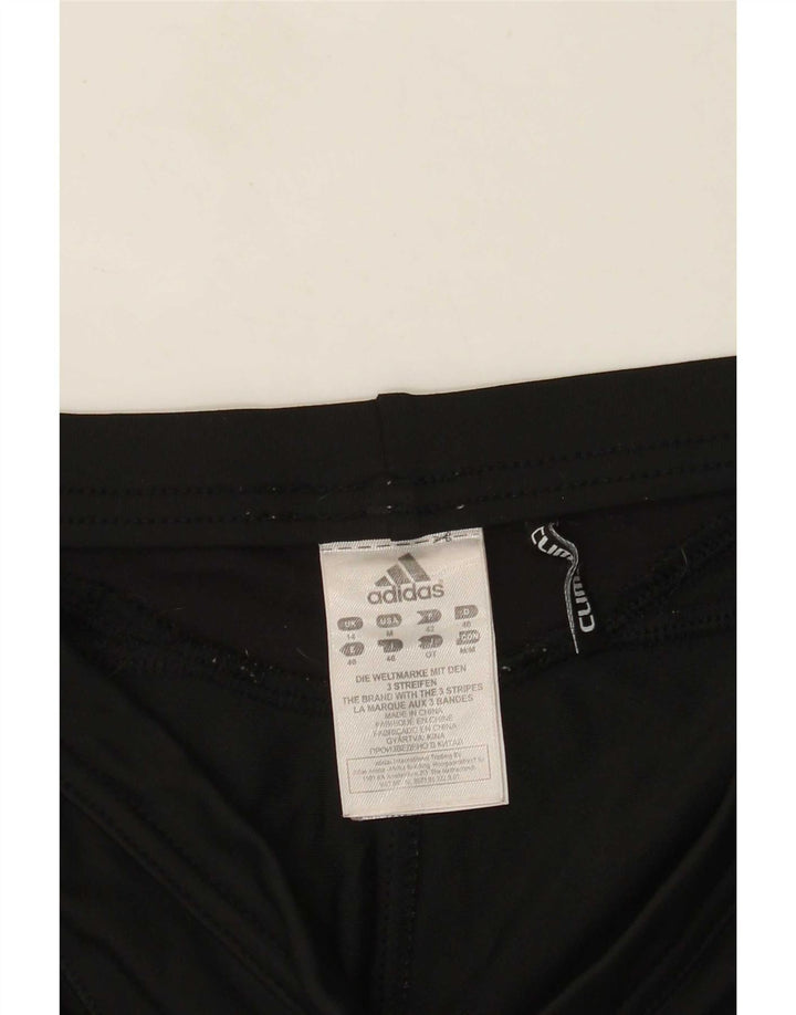 Женские спортивные брюки-капри Adidas Climalite UK 14, средние, черные