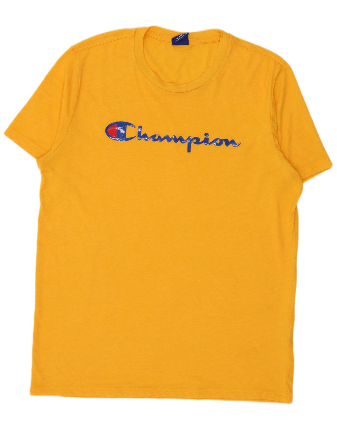 Мужская футболка с рисунком Champion Top XL, желтый полиэстер