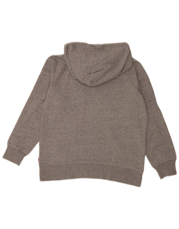 Мужской джемпер с капюшоном Levi's XS, серый в крапинку, хлопок