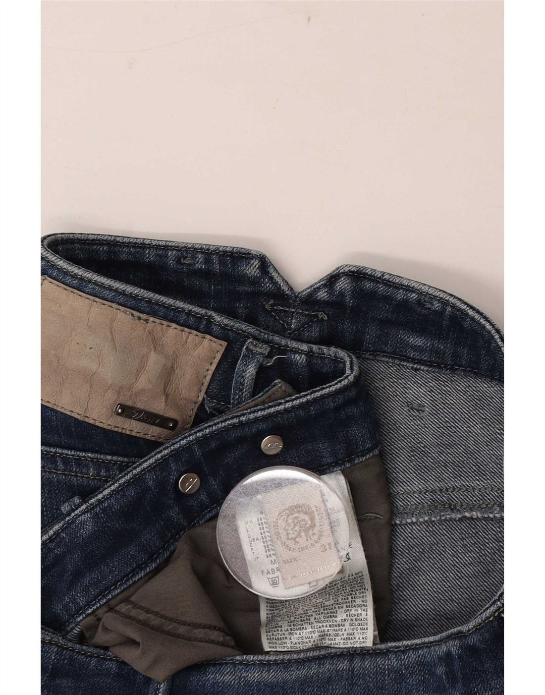 Женские джинсы Diesel Cherick Slim W31 L30, темно-синий, хлопок