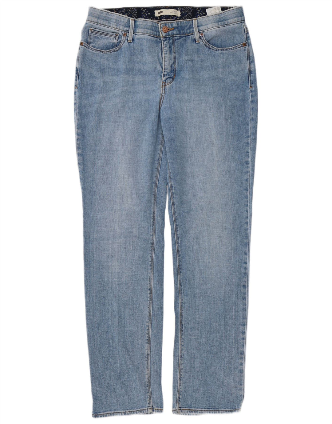 Женские прямые джинсы Levi's 525 W32 L32 синие, хлопок