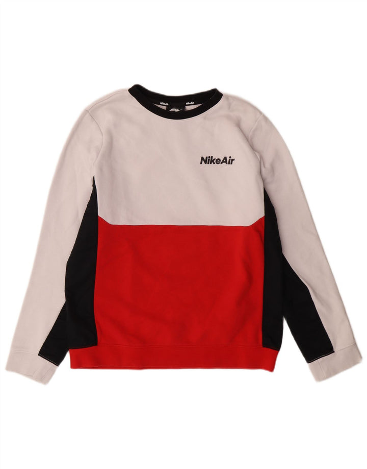 Джемпер с рисунком NIKE для мальчиков 13–14 лет, размер XL, разноцветный