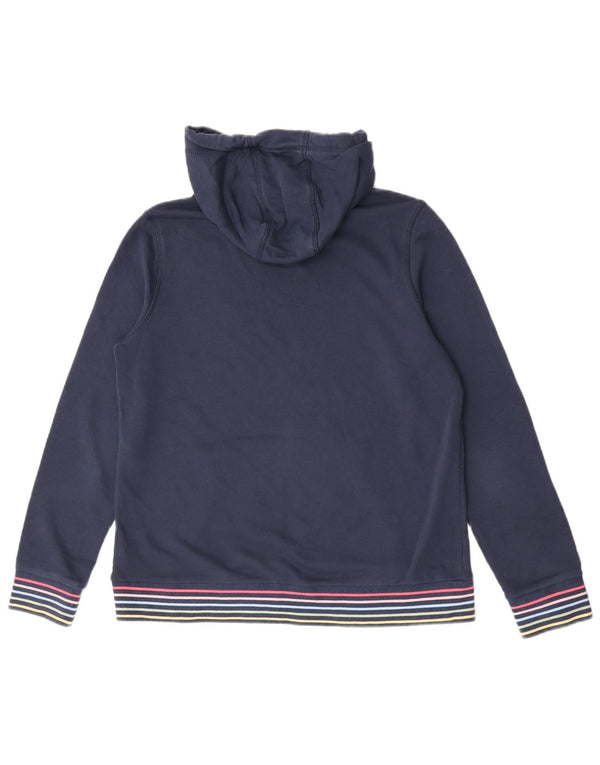Женский джемпер с капюшоном Crew Clothing, Великобритания 14, средний темно-синий, хлопок