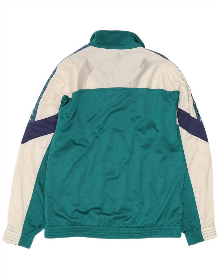 Мужской спортивный костюм LOTTO, верхняя куртка, Великобритания, 40/42, большой бирюзовый, цветной блок