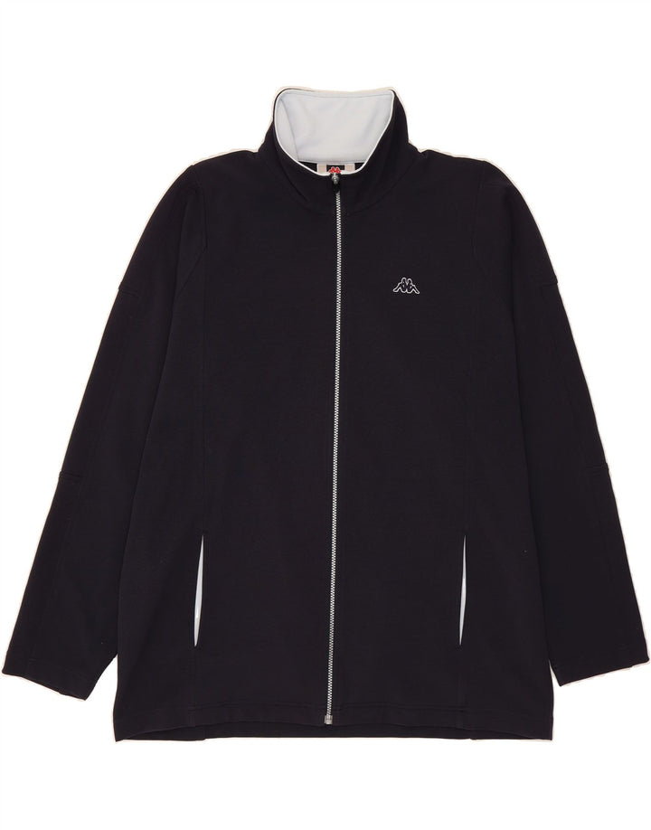 KAPPA Mens Tracksuit Top Jacket XL Navy Blue Vintage Kappa and Second-Hand Kappa from Messina Hembry 