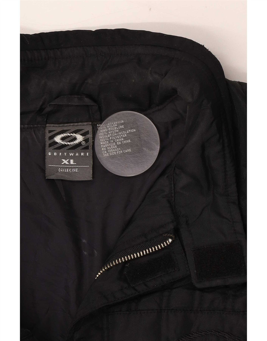 Мужская стеганая куртка Oakley UK 42 XL, черный нейлон