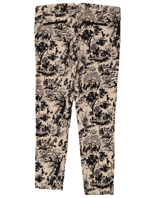 Женские укороченные брюки Zara Trafaluc EU 38 Small W28 L27, новинка белого цвета