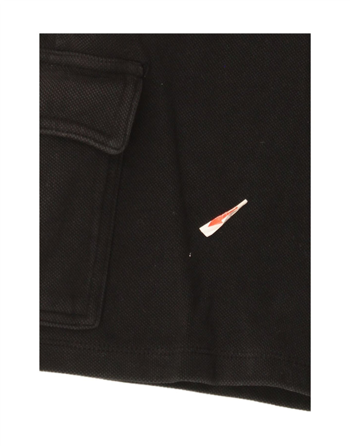 Мужские шорты-карго Zara W30, черные, хлопковые