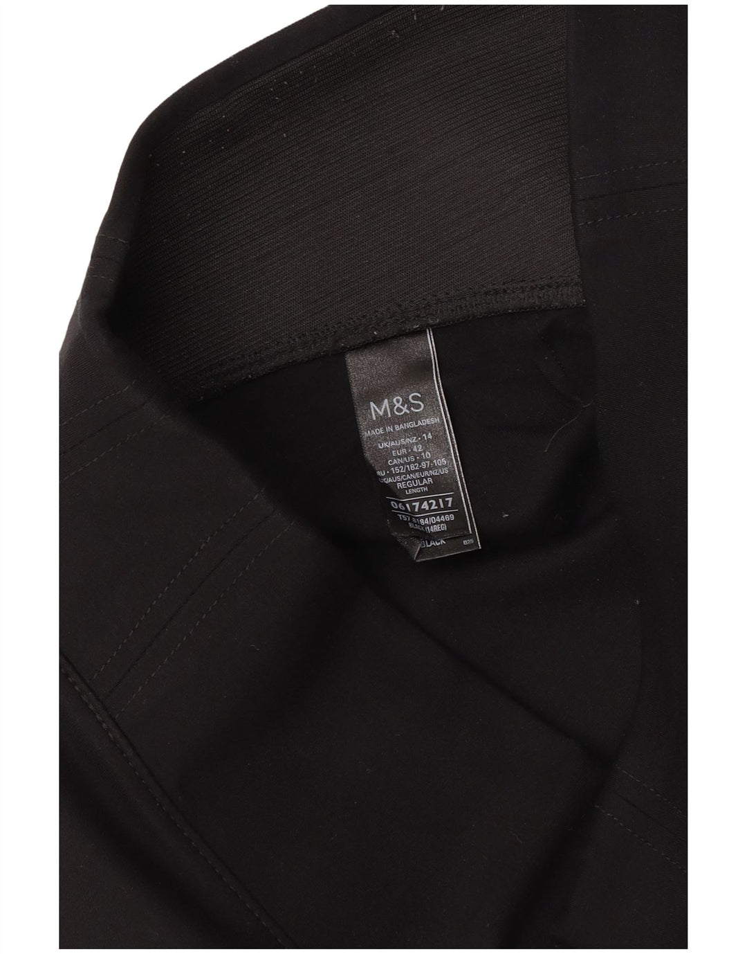 Женские леггинсы Marks & Spencer UK 14, большие, черные, вискоза